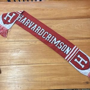 Harvard crimson scarf